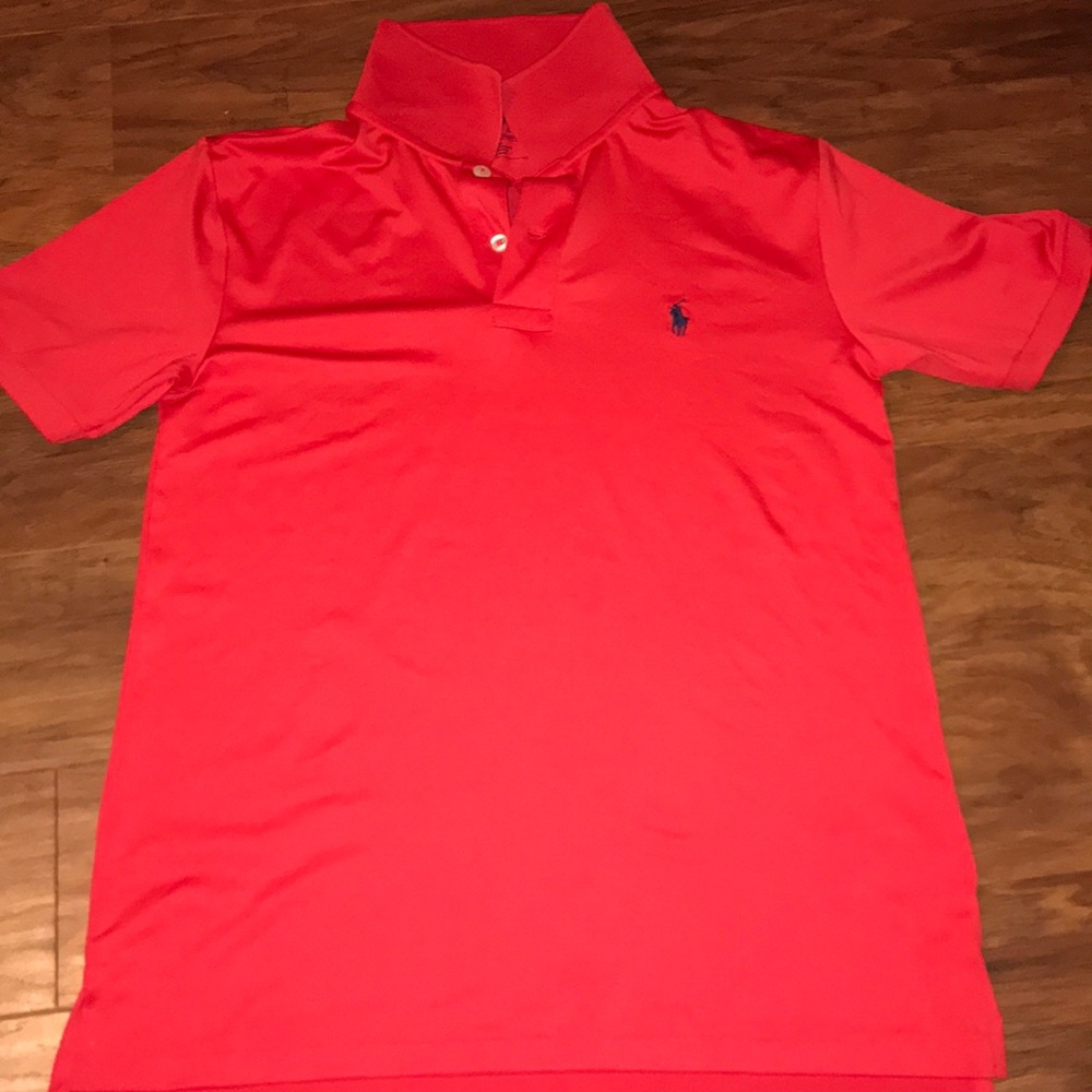 BOYS Red Ralph Lauren Polo Shirt